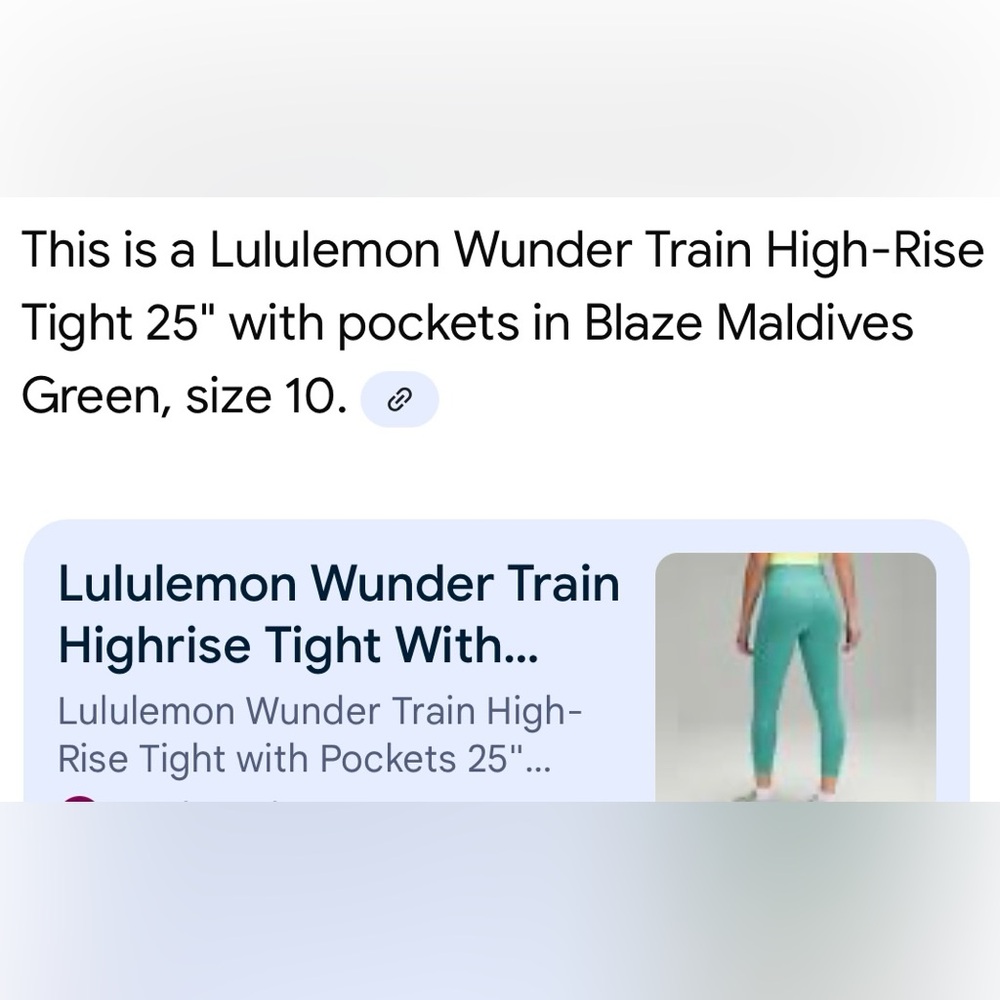 lululemon athletica Blaze Green High-Rise Leggings